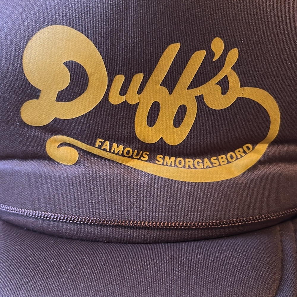 Rare Vintage Duff's Brown and Gold Trucker Hat - Picture 7 of 15
